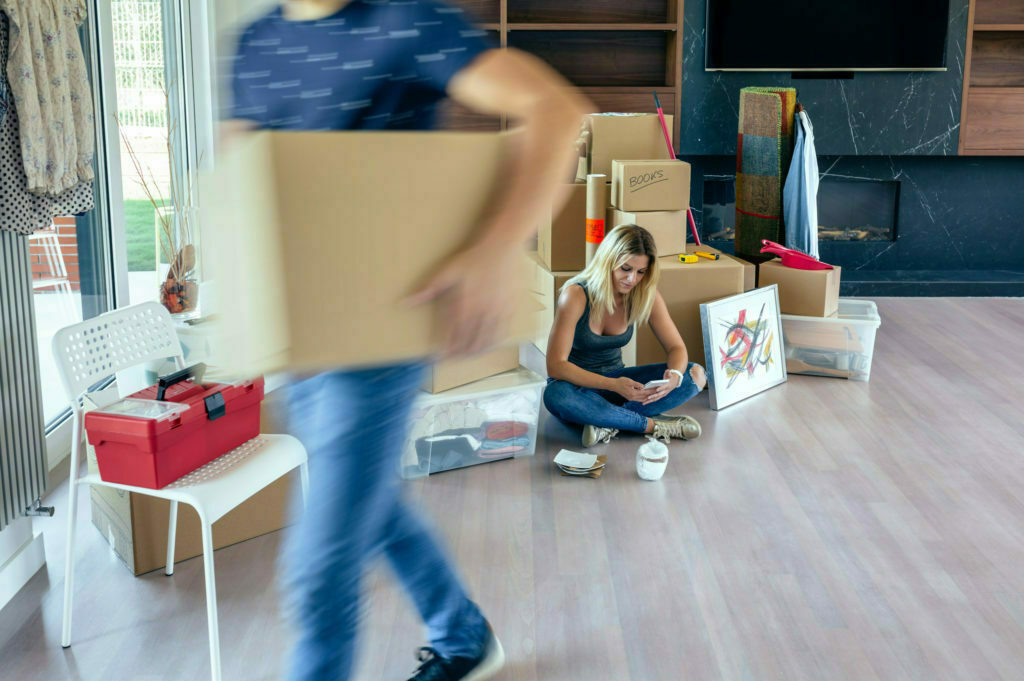 a person sitting on the floor