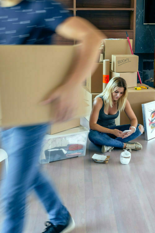 a person sitting on the floor